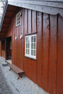 Utvendig villmarkspanel fra Skjåk Trelast