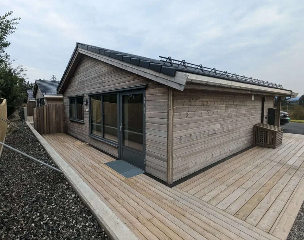 Omsorgsboliger med jernvitrolbehandlet Dobbelfals kledning