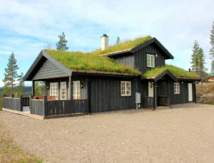 Hytte med Villmarkspanel fra Skjåk